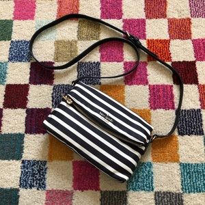 KATE SPADE Mini Carson STRIPED! Crossbody LIKE NEW